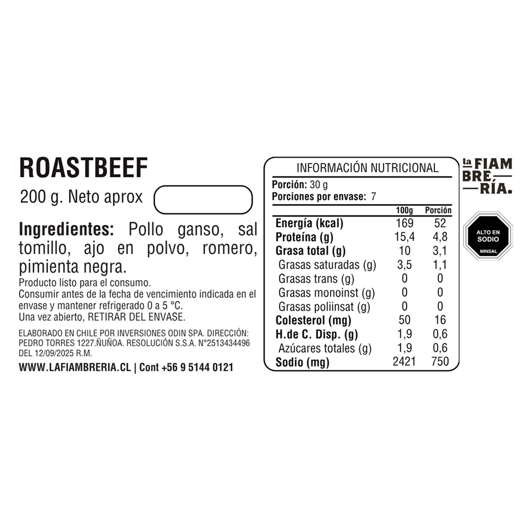 Roast Beef 200g