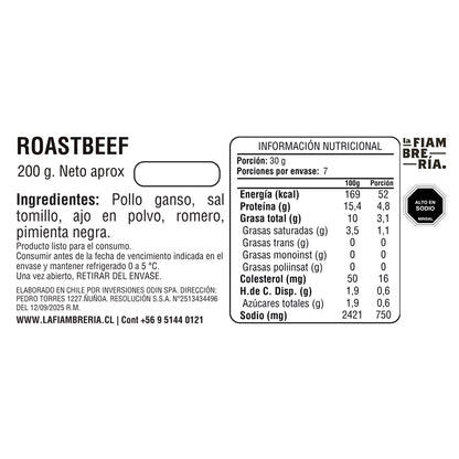 Roast Beef 200g