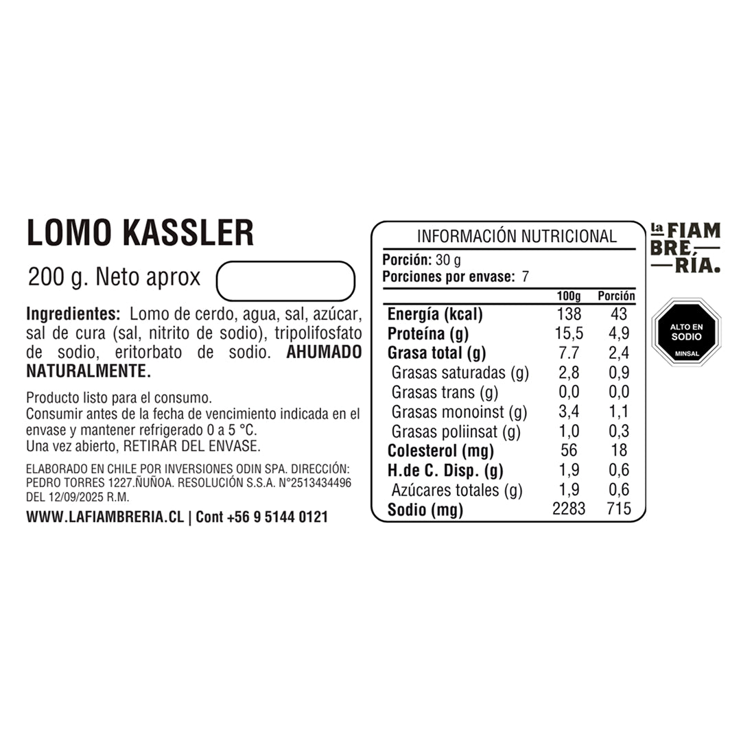 Lomo Kassler 200gr